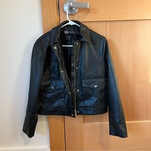 Zara Faux Leather Jacket